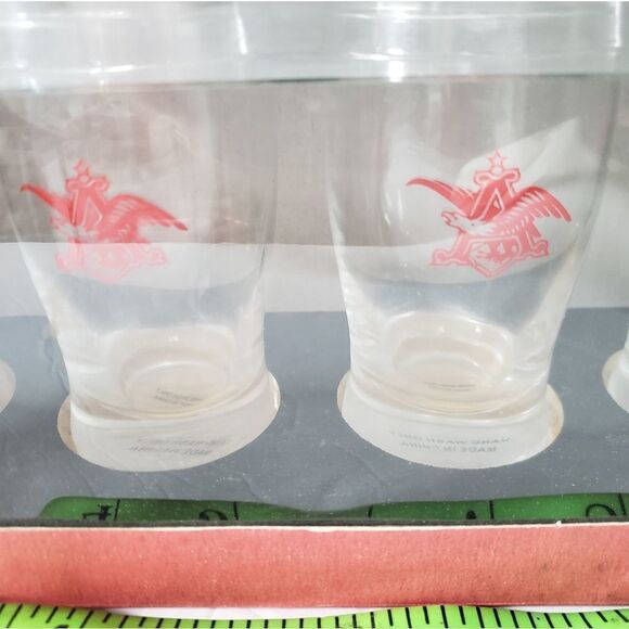 Budweiser Beer Tasting Flight Set Glassware - Picture 8 of 8